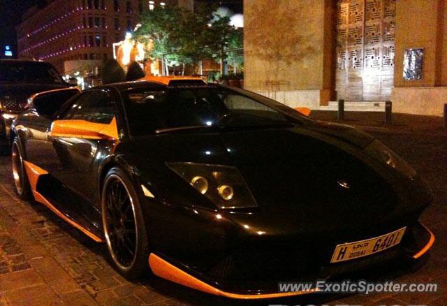 Lamborghini Murcielago spotted in Down Town, Lebanon
