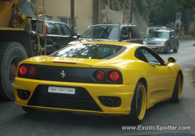 Ferrari 360 Modena spotted in Beirut, Lebanon