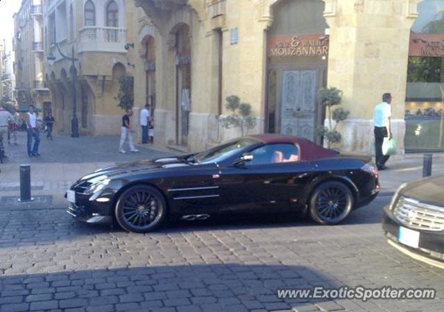 Mercedes SLR spotted in Beirut, Lebanon