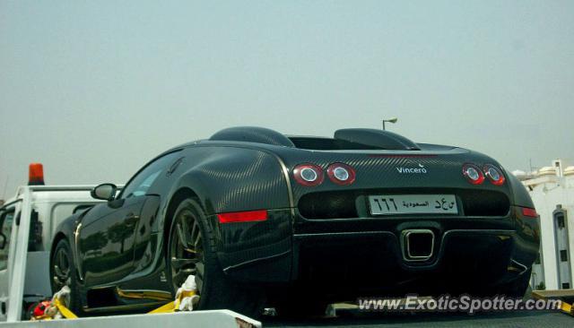 Bugatti Veyron spotted in Riyadh, Saudi Arabia