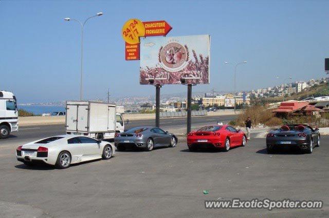 Lamborghini Murcielago spotted in Beirut, Lebanon