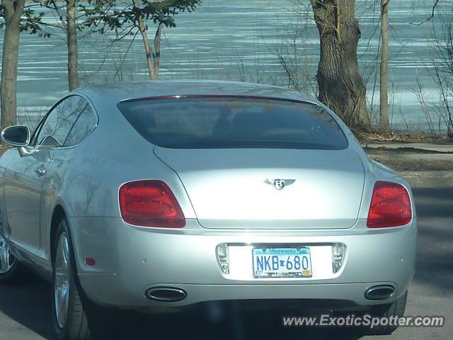 Bentley Continental spotted in Minneapolis , Minnesota