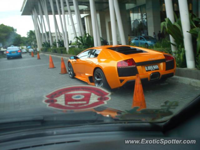 Lamborghini Murcielago spotted in Jakarta, Indonesia