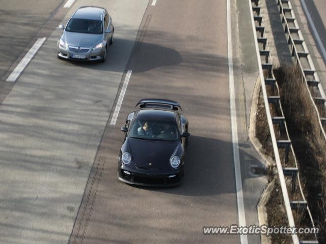 Porsche 911 GT2 spotted in Motoway, Germany