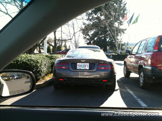 Aston Martin DB9 spotted in Eugene, Oregon