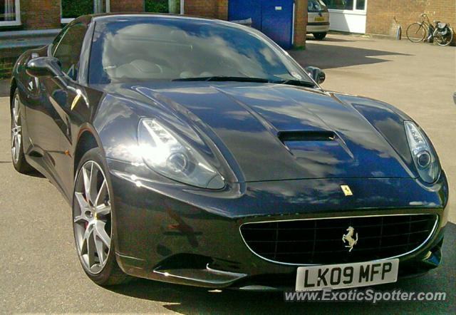 Ferrari California spotted in Chelmsford, United Kingdom