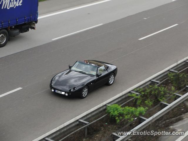 TVR Griffith spotted in Motoway, Germany