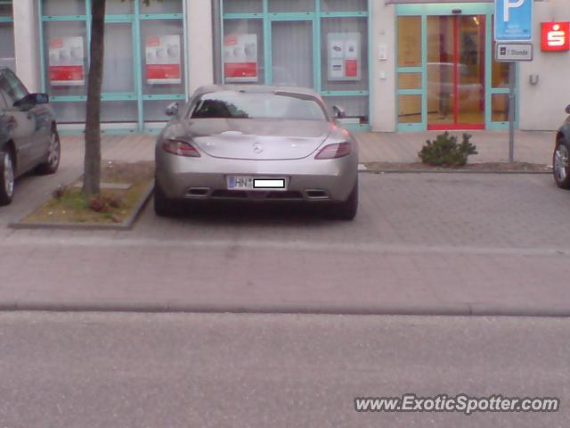 Mercedes SLS AMG spotted in Leingarten, Germany
