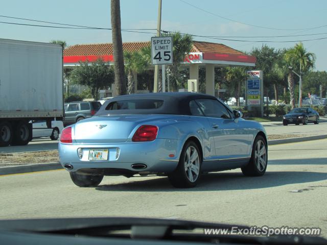 Bentley Continental spotted in Palm Beach, Florida