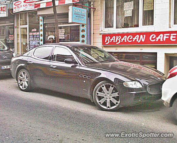 Maserati Quattroporte spotted in Istanbul, Turkey