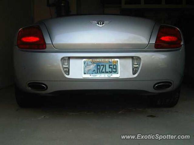 Bentley Continental spotted in Clearwater, Florida