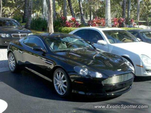 Aston Martin DB9 spotted in Naples, Florida