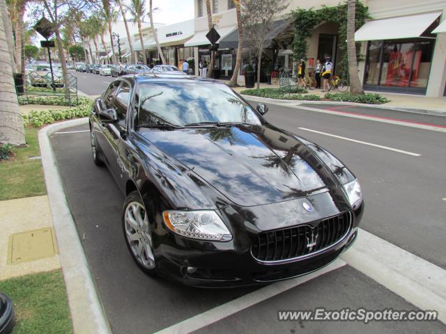 Maserati Quattroporte spotted in Palm Beach, Florida