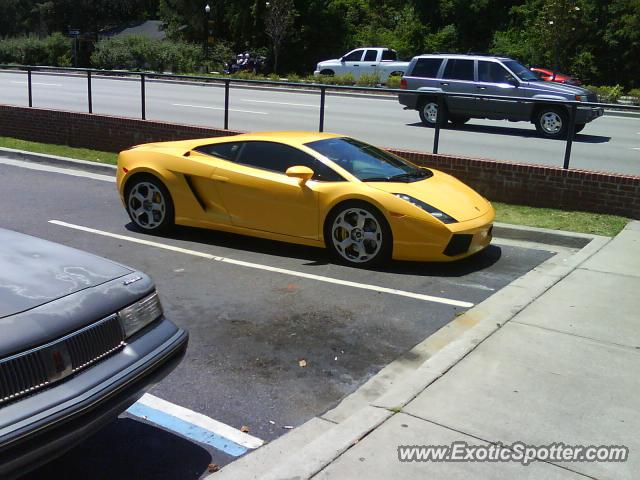 Lamborghini Gallardo spotted in Mount Pleasant, South Carolina