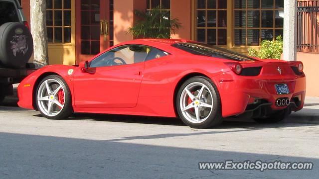 Ferrari 458 Italia spotted in Celebration, Florida