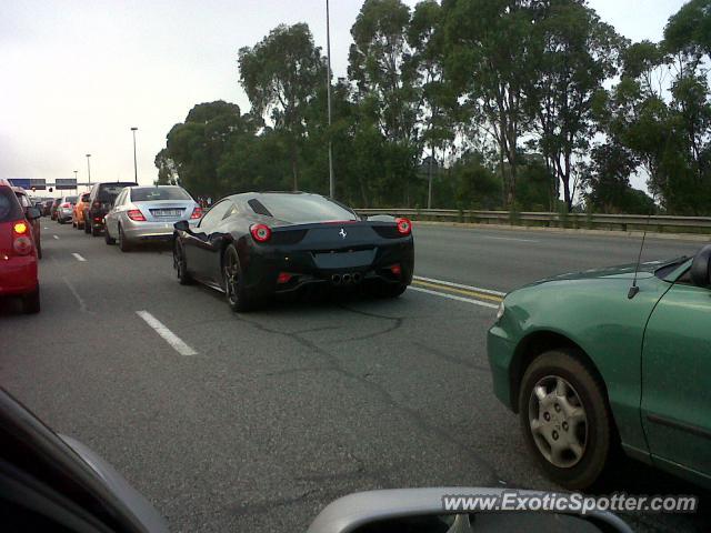 Ferrari 458 Italia spotted in Johannesburg, South Africa