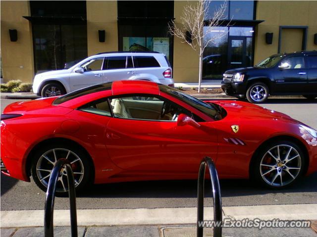 Ferrari California spotted in Eugene, Oregon