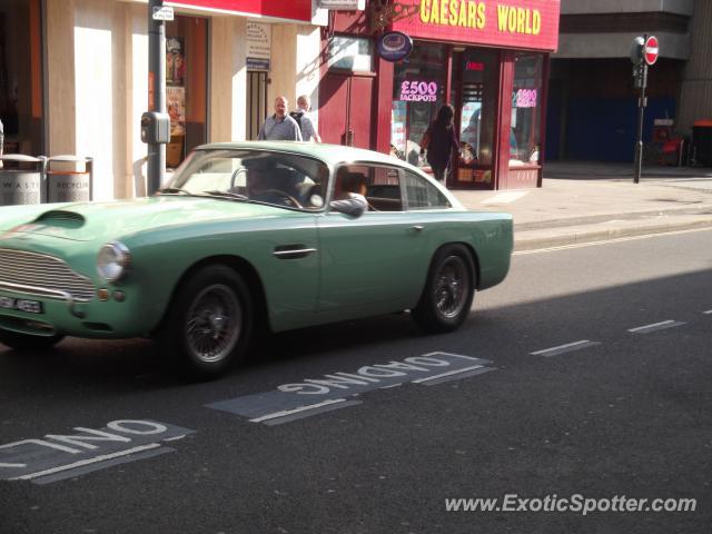 Aston Martin DB4 spotted in London, United Kingdom