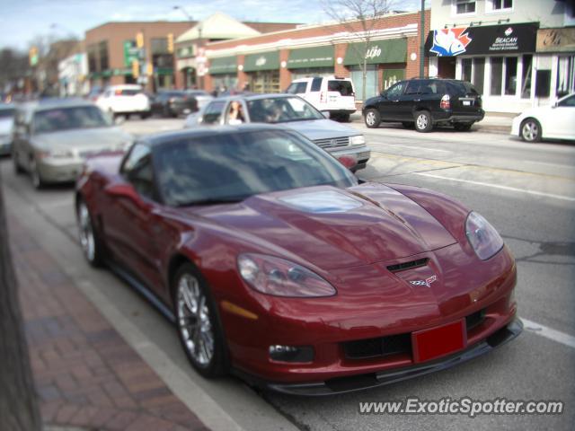 Chevrolet Corvette ZR1 spotted in Oakville, Canada