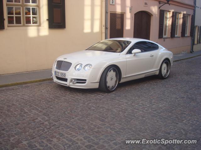 Bentley Continental spotted in Vilnius, Lithuania