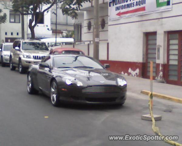 Aston Martin DB9 spotted in Lima, Peru