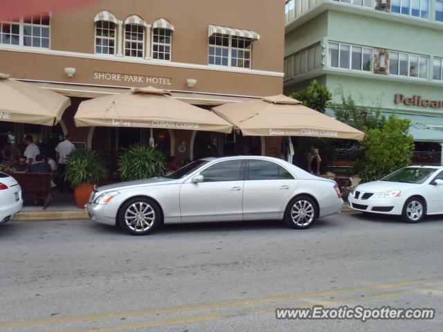 Mercedes Maybach spotted in Miami, Florida