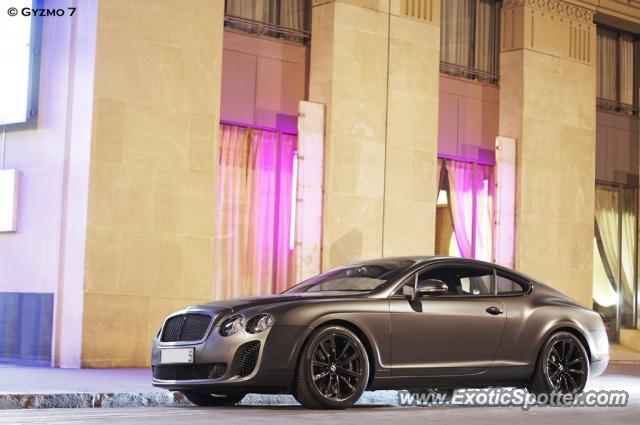 Bentley Continental spotted in Paris, France