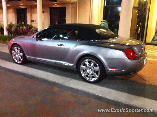 Bentley Continental spotted in Jacksonville, Florida