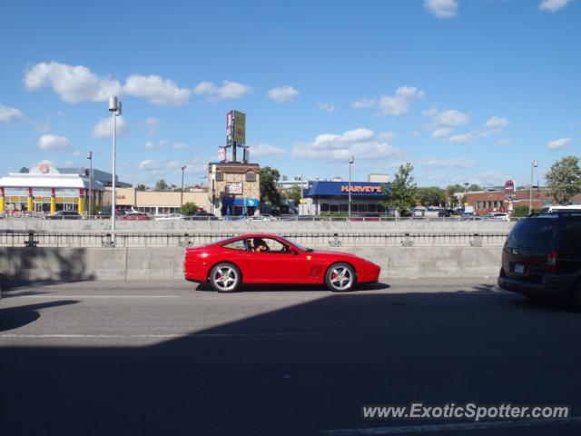 Ferrari 575M spotted in Montreal, Canada