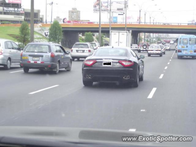 Maserati GranTurismo spotted in Lima, Peru