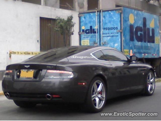 Aston Martin DB9 spotted in Lima, Peru