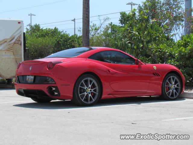 Ferrari California spotted in Marathon, Florida
