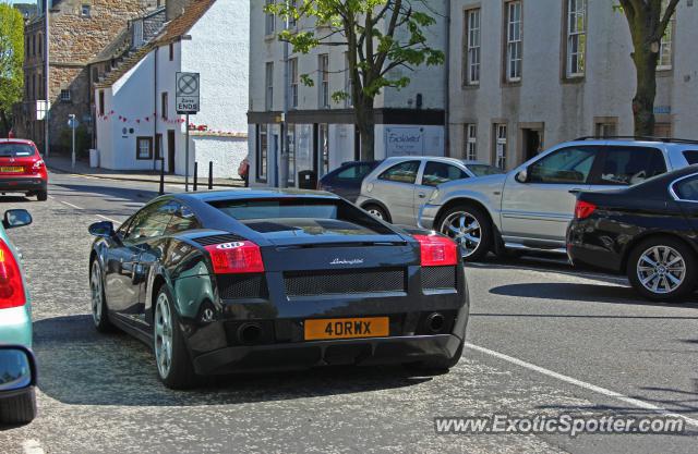 Lamborghini Gallardo spotted in St Andrews, United Kingdom