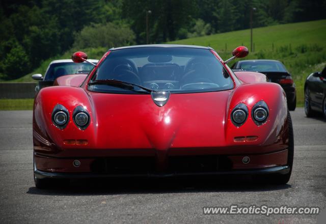 Pagani Zonda spotted in Lime Rock, Connecticut