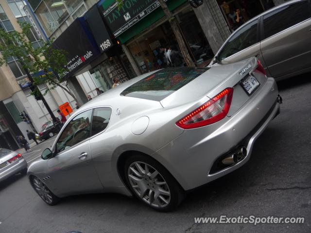 Maserati GranTurismo spotted in Montreal, Canada