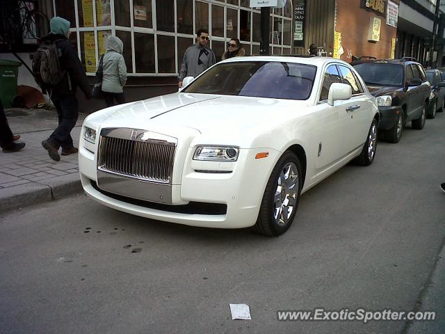 Rolls Royce Ghost spotted in Montreal, Canada