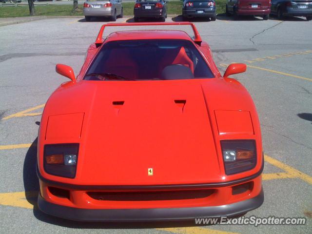 Ferrari F40 spotted in Vaughan, Canada