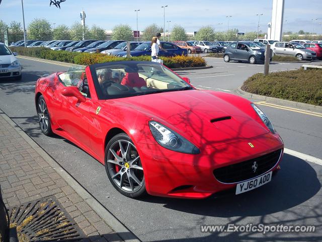 Ferrari California spotted in Teesside, United Kingdom