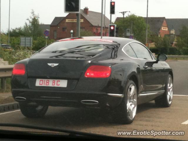 Bentley Continental spotted in Leicester, United Kingdom