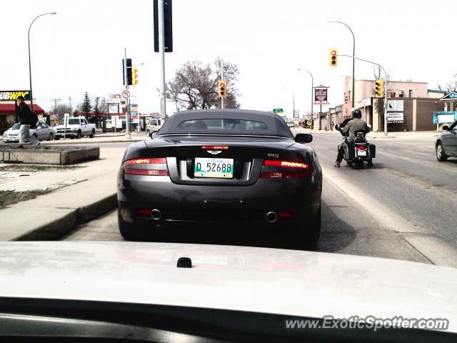 Aston Martin DB9 spotted in Winnipeg, Manitoba, Canada