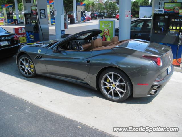 Ferrari California spotted in Rosemont, Pennsylvania
