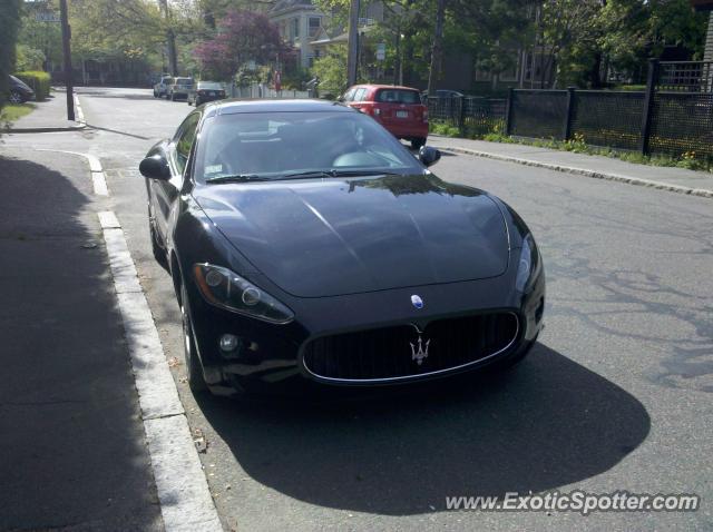 Maserati GranTurismo spotted in Brookline, Massachusetts