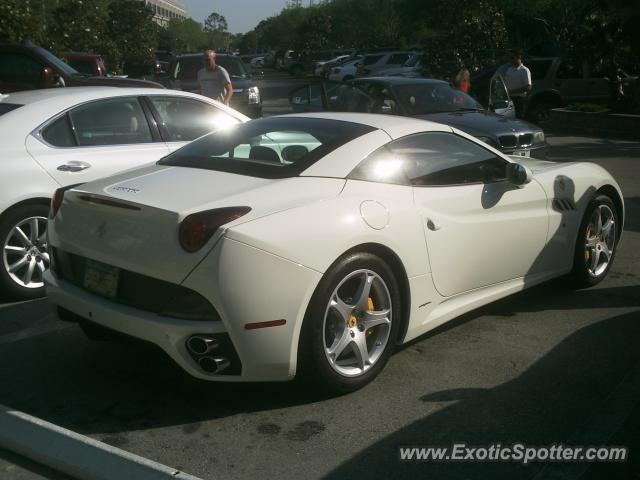 Ferrari California spotted in Ponte Vedra Beach, Florida