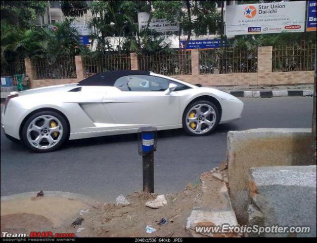 Lamborghini Gallardo spotted in Chennai, India