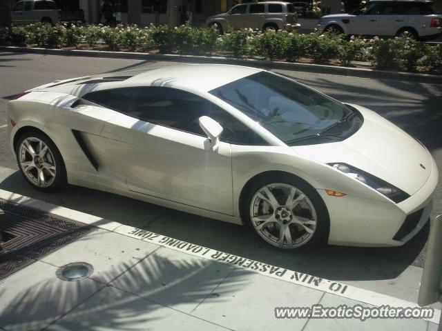 Lamborghini Gallardo spotted in Beverly Hills, California
