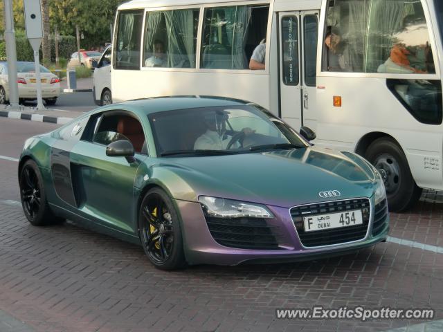 Audi R8 spotted in Dubai, United Arab Emirates