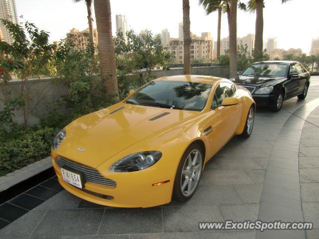 Aston Martin Vantage spotted in Dubai, United Arab Emirates