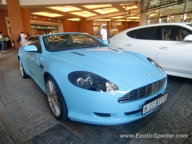 Aston Martin DB9 spotted in Dubai, United Arab Emirates