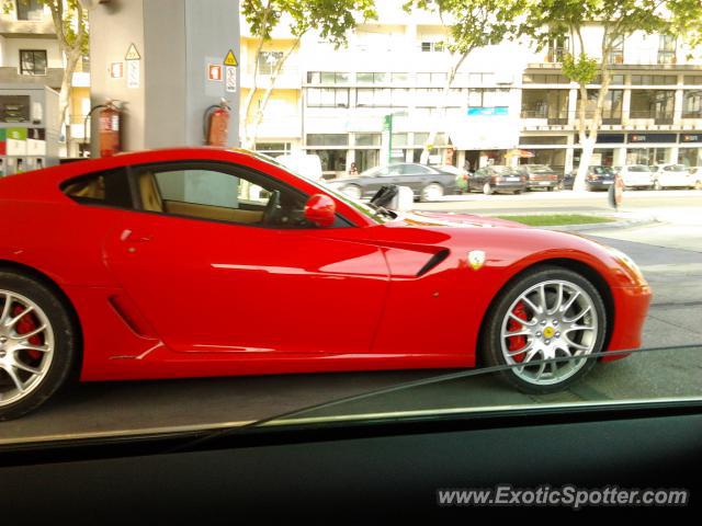 Ferrari 599GTB spotted in Fatima, Portugal