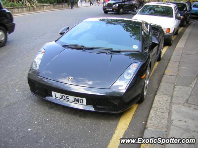 Lamborghini Gallardo spotted in London, United Kingdom